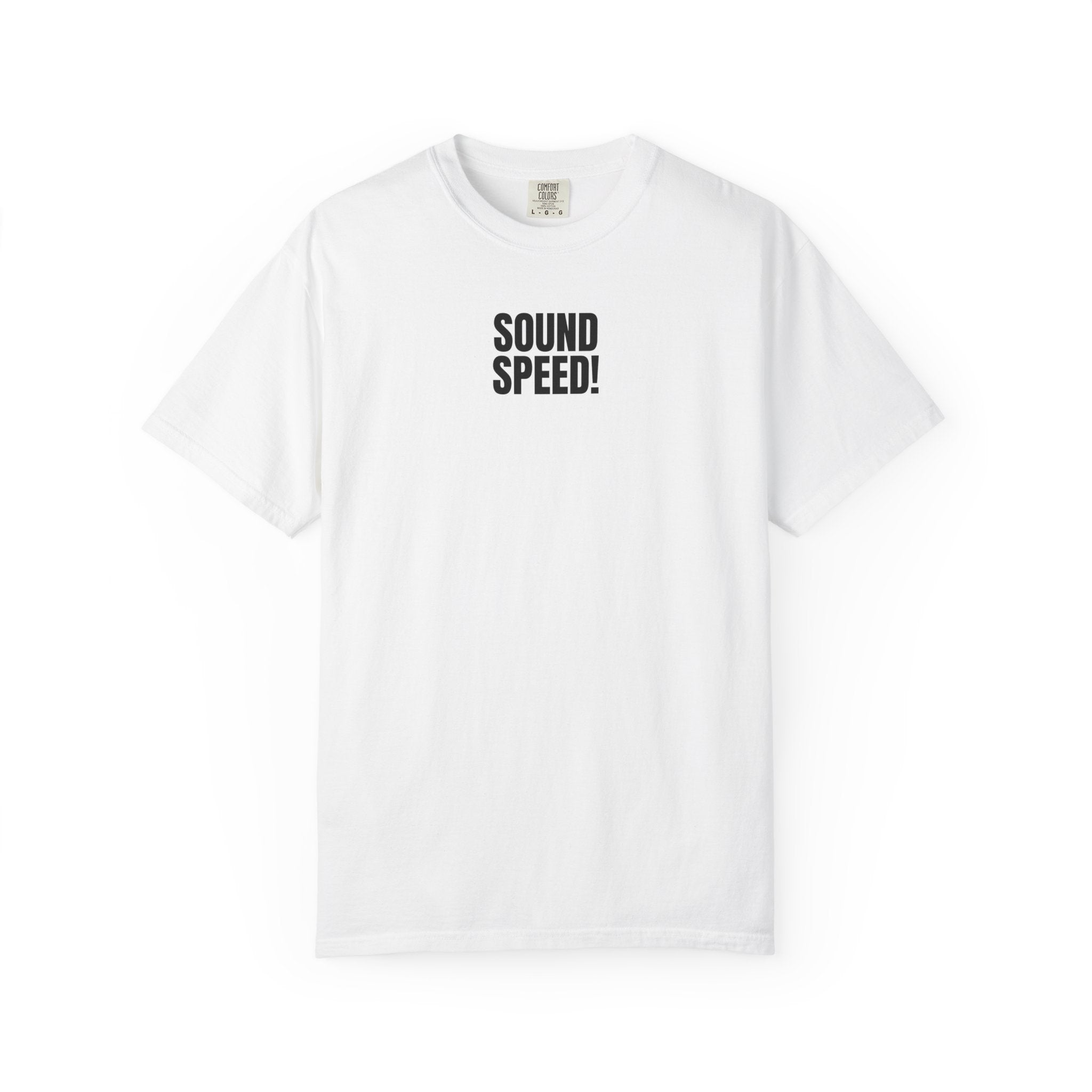 Sound Speed T-Shirt — Minimal Filmmaker Tee