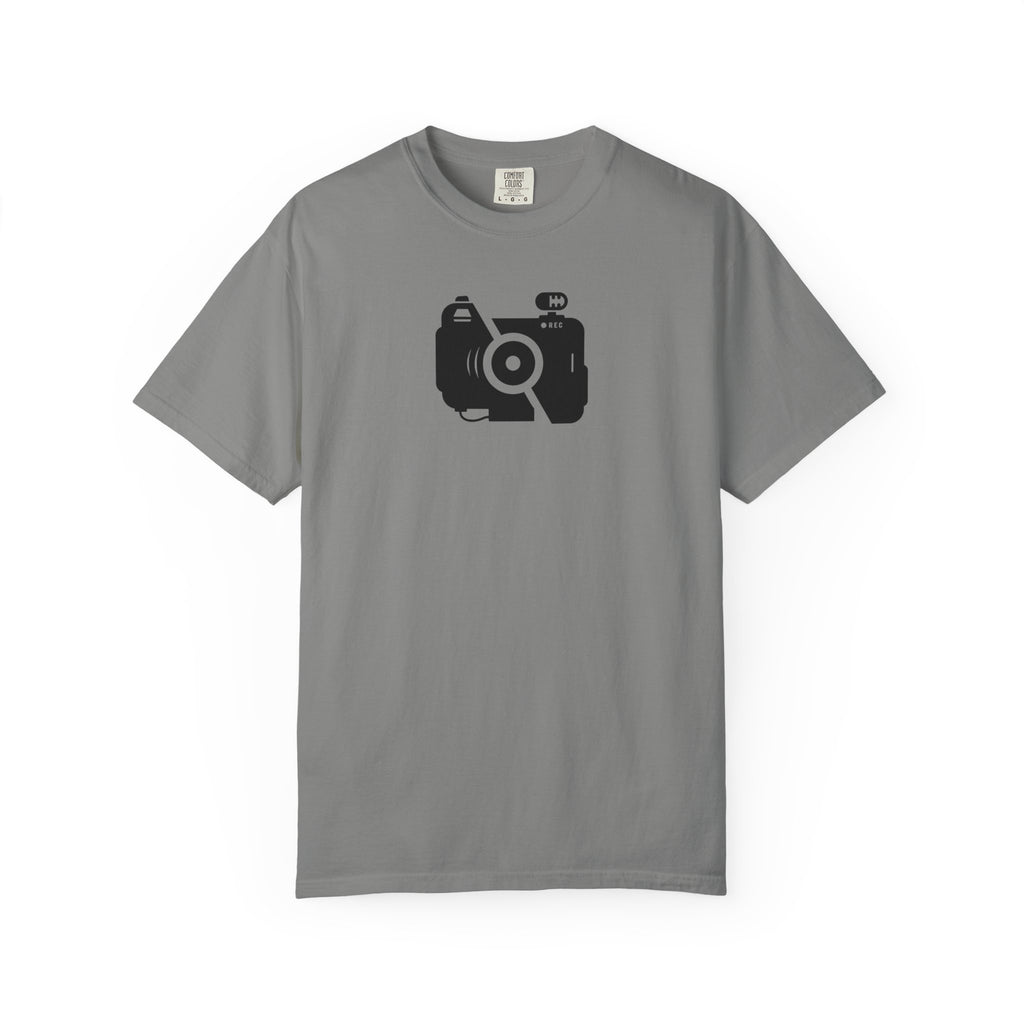 Camera Icon T-Shirt — Minimal Photographer Tee