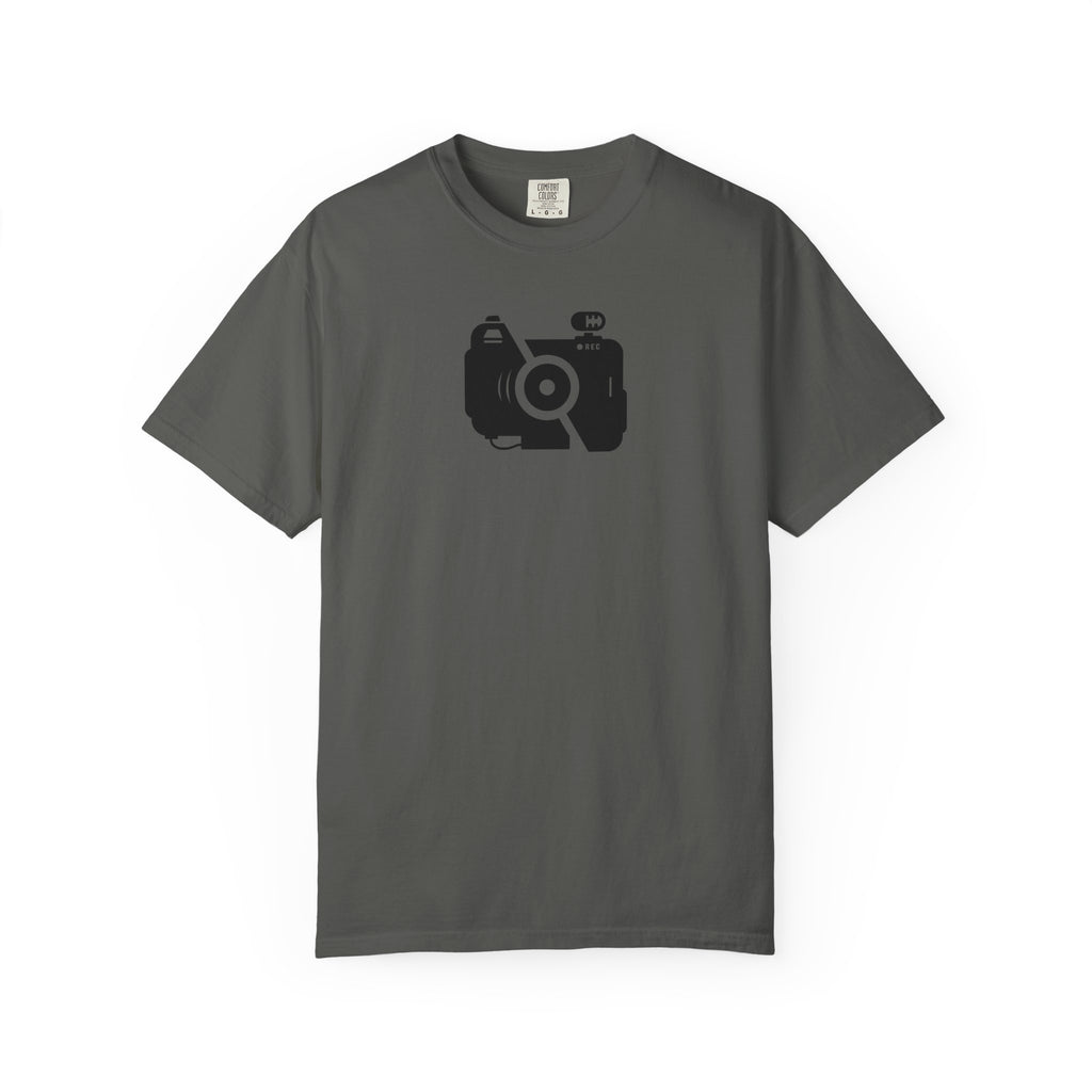 Camera Icon T-Shirt — Minimal Photographer Tee