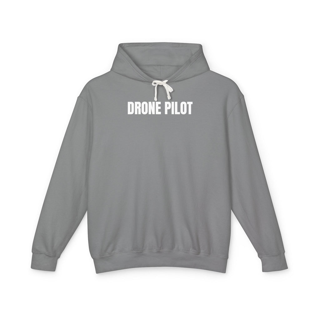Drone Pilot Hoodie — Minimal Drone Graphic Hooded Sweatshirt