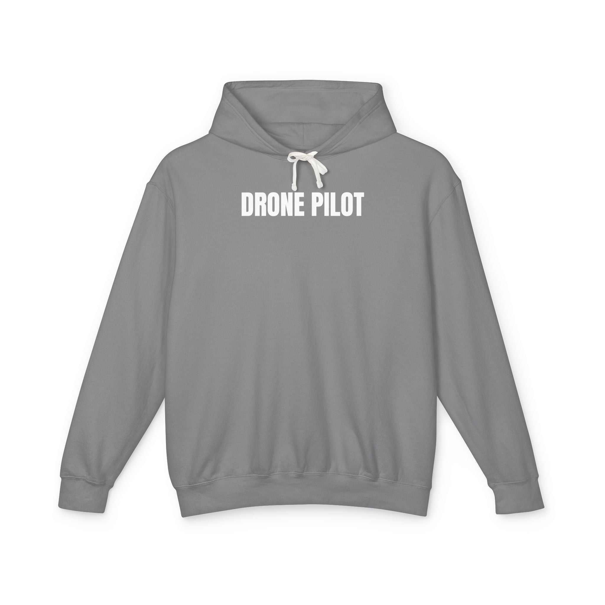 Drone Pilot Hoodie — Minimal Drone Graphic Hooded Sweatshirt