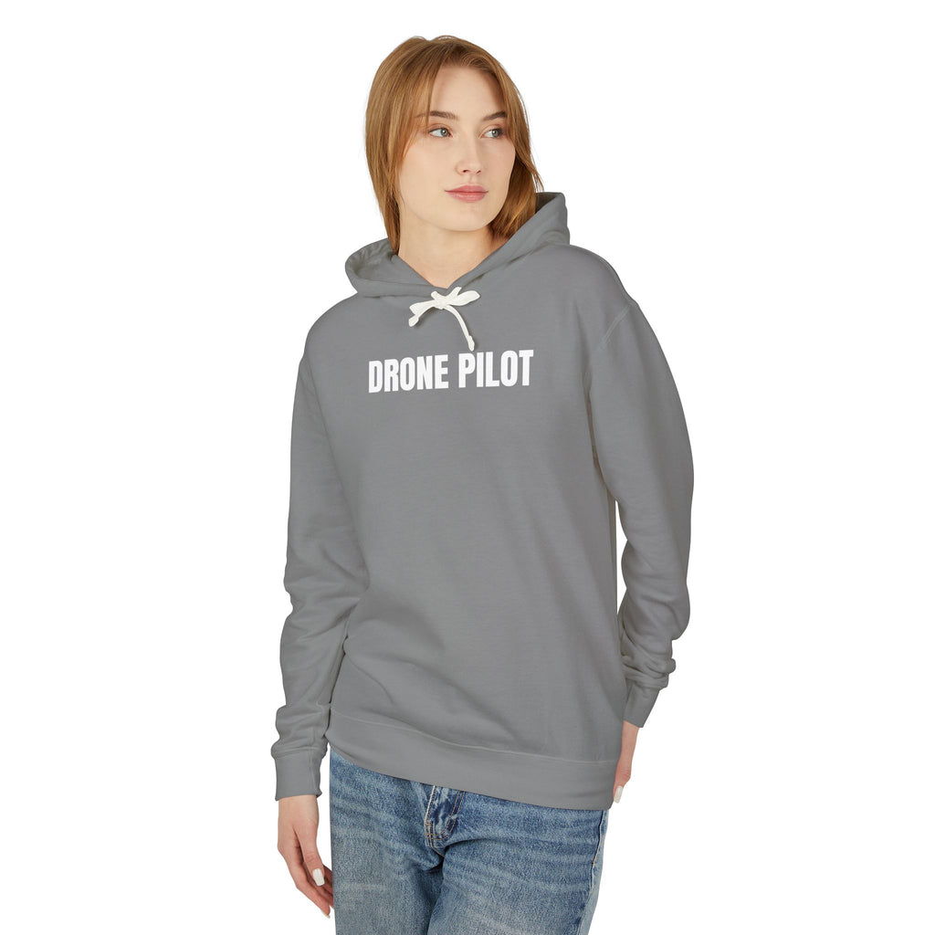 Drone Pilot Hoodie — Minimal Drone Graphic Hooded Sweatshirt